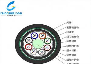 产品中心-松套层绞式加强铠装阻燃光缆（GYTZA53）-室外光缆